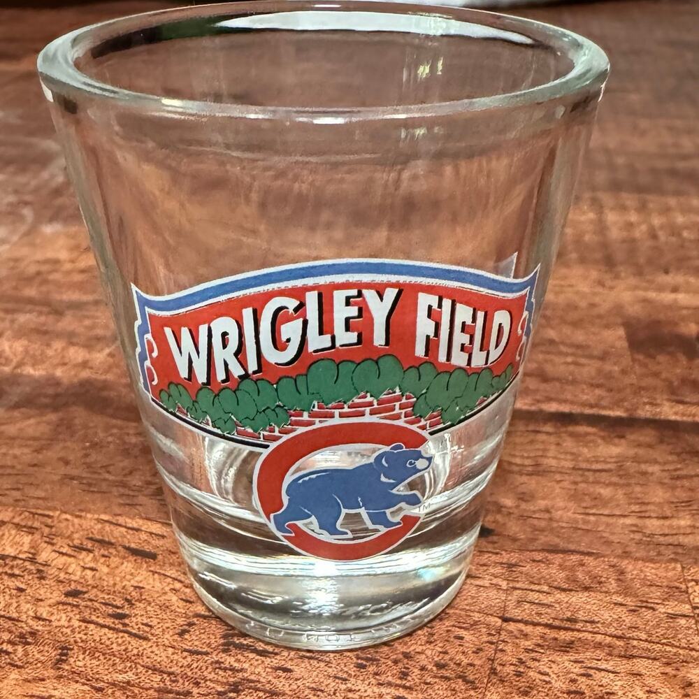 Wrigley Field Shot Glass Chicago Cubs MLB